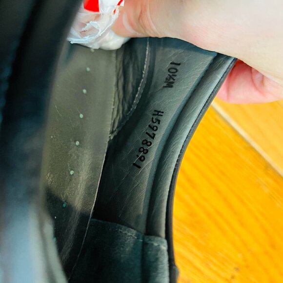 SAS Size 10.5 M Leather Ambassador Lace Tripad Shoes Black - Picture 8 of 16